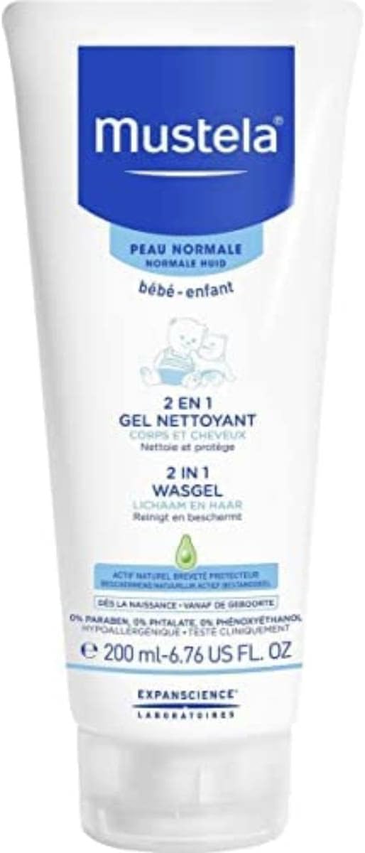 Mustela Normal Skin 2 - in - 1 Cleansing Gel | Cleanser | Mustela for Mamas & Papas LB - 6hr