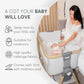Nanna Bedside Crib - Dark Grey | Bedside Crib | KikkaBoo for Mamas & Papas LB - Cribs & Bassinets