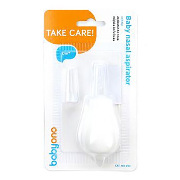 Nasal Aspirator with Soft Tip | Nasal Aspirator | Babyono for Mamas & Papas LB - 6hr