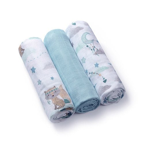 Natural Diapers with Bamboo Light Blue | Diaper | Babyono for Mamas & Papas LB - 6hr