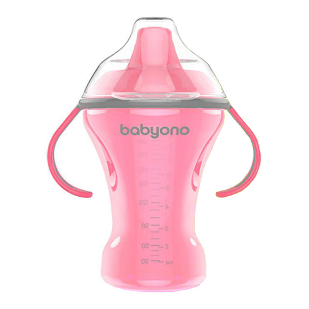 Natural Nursing Non - Spill Cup with Hard Mouthpiece 260ml - Assorted | Training Cup | Babyono for Mamas & Papas LB - 6hr