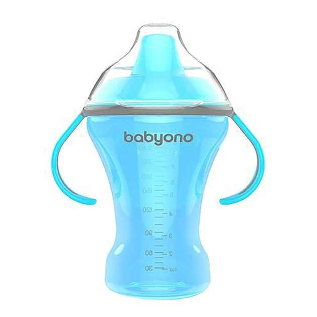 Natural Nursing Non - Spill Cup with Hard Mouthpiece 260ml - Assorted | Training Cup | Babyono for Mamas & Papas LB - 6hr