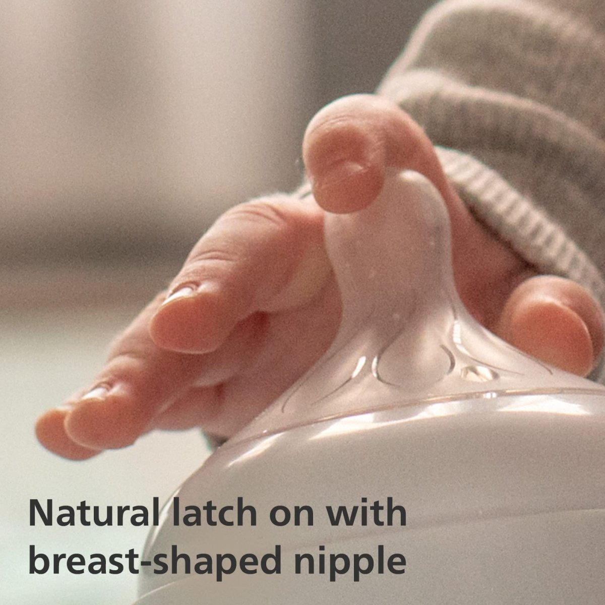 Natural Response Baby Bottle – 260ml From first day of motherhood | Baby Bottle | Avent for Mamas & Papas LB - 6hr