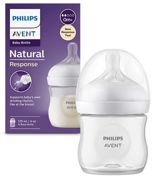 Natural Response Feeding Bottle 260ml Pack of 3 | Bottle Feeding | Avent for Mamas & Papas LB - Bottle Feeding
