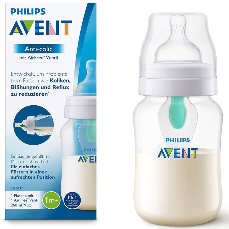 Natural Response Kit Newborn Glass Feeding Bottles | Bottle Set | Avent for Mamas & Papas LB - 6hr
