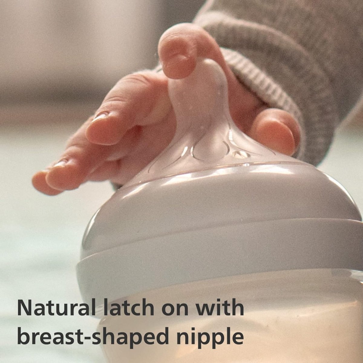Natural Thick Feed Nipple 6M+ - Pack of 2 | Bottle Set | Avent for Mamas & Papas LB - 6hr