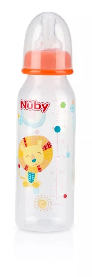 Non - Drip Standard Neck 8oz Baby Bottles | Water Bottle | Nuby for Mamas & Papas LB - category