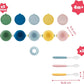 Non - Slip Bowls & 3 Flexible Spoons Pack of 5 | Feeding Set | Badabulle for Mamas & Papas LB - 6hr