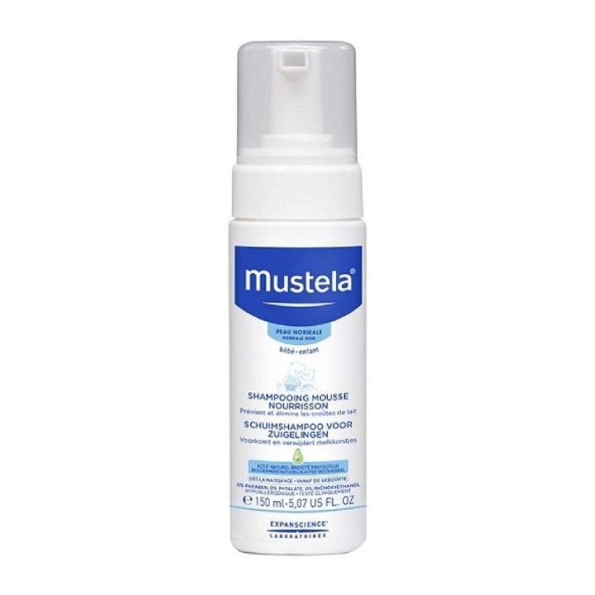 Normal Skin Shamp Mousse 150 | Shampoo | Mustela for Mamas & Papas LB - 6hr