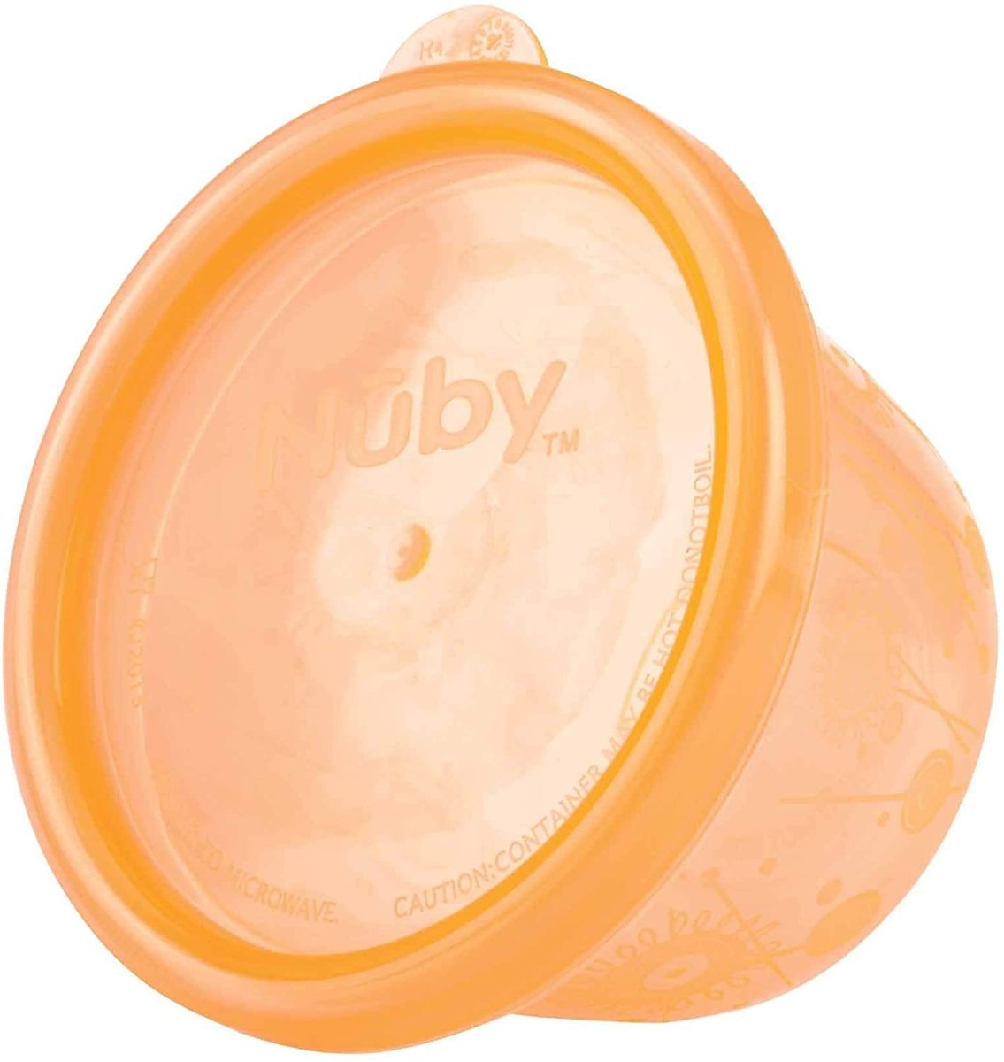 Nuby Snack Bowl Set with Flat Lid 120ml Pack of 6 | Bowl | Nuby for Mamas & Papas LB - 6hr
