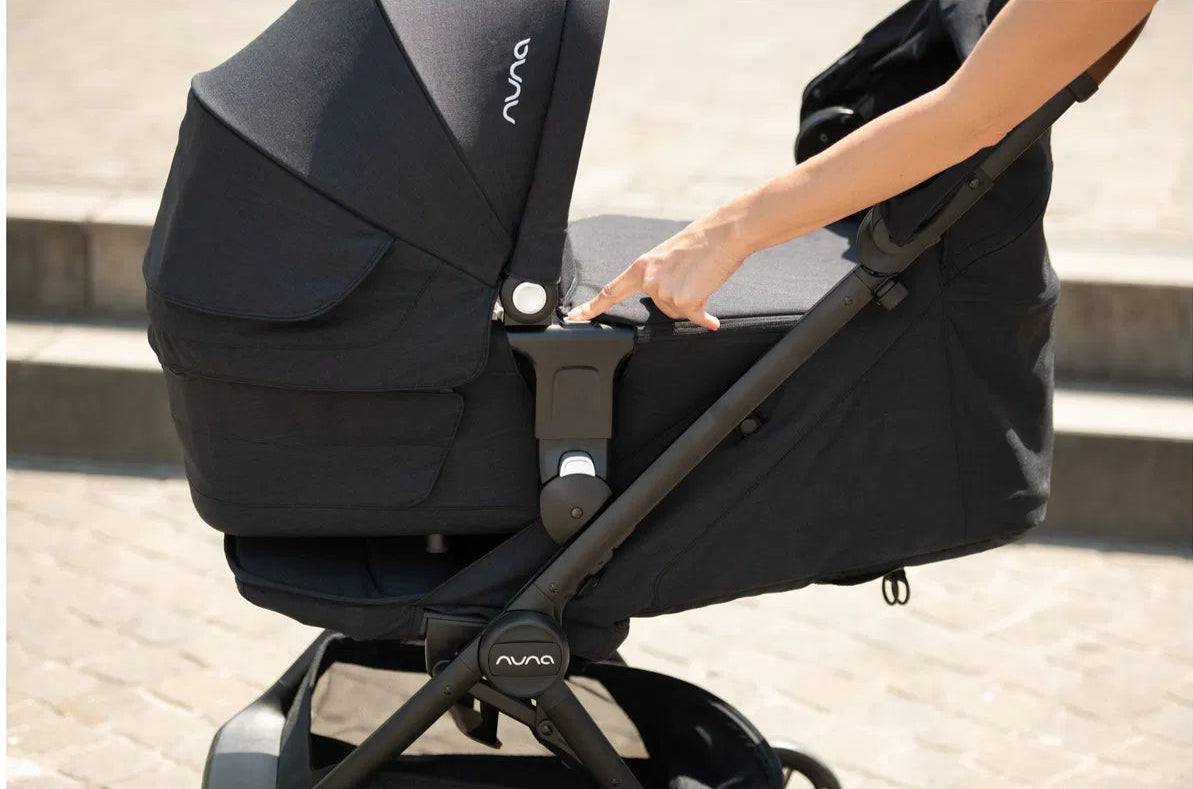 Lytl Carry cot for Triv Next stroller with rain cover foldable Caviar