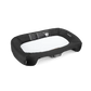 Dark bassinet insert cushion with oval shape, nuna logo and label on top