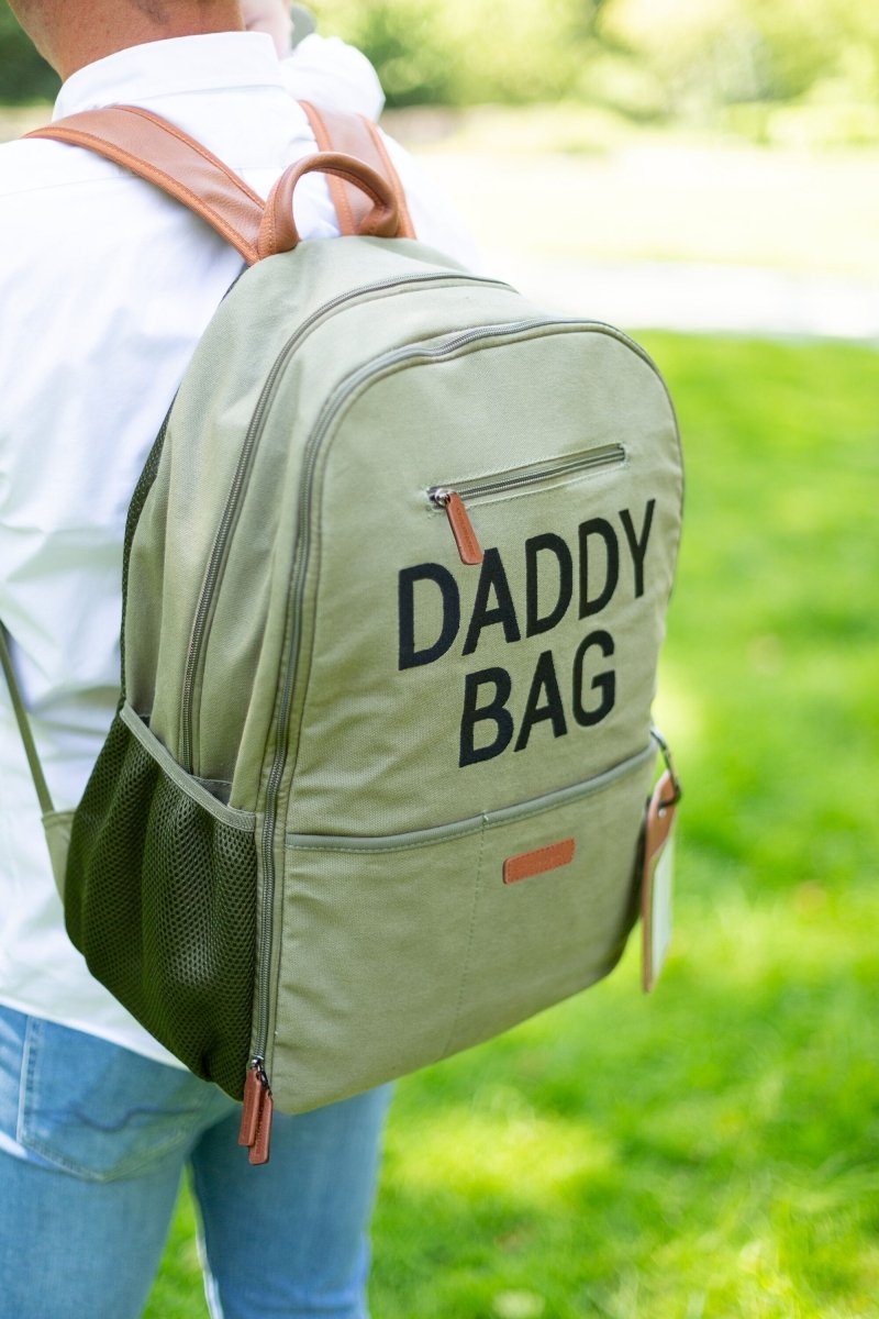 Nursery backpack Daddy Bag Canvas Kaki | Backpack | Childhome for Mamas & Papas LB - Baby Changing & Hygiene