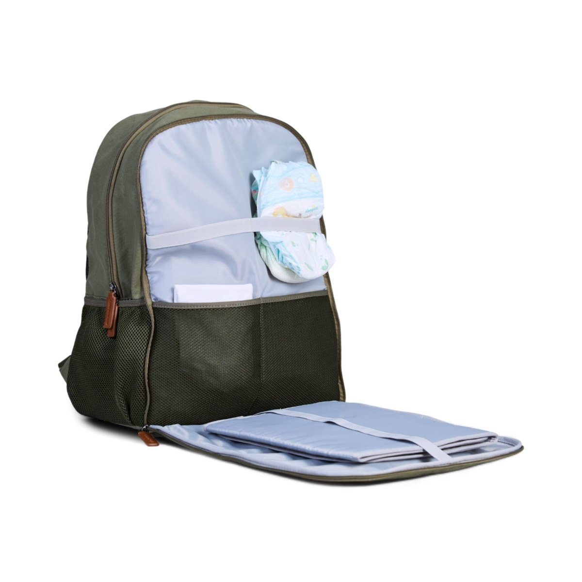Nursery backpack Daddy Bag Canvas Kaki | Backpack | Childhome for Mamas & Papas LB - Baby Changing & Hygiene