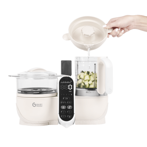 Nutribaby + Mineral Beige 6 - in - 1 Multi - Purpose Baby Food Processor | Food Processor | Babymoov for Mamas & Papas LB - Feeding & Weaning