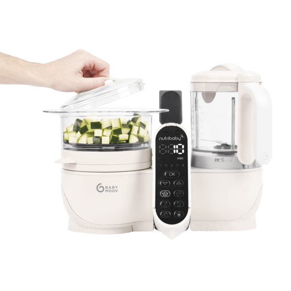 Nutribaby + Mineral Beige 6 - in - 1 Multi - Purpose Baby Food Processor | Food Processor | Babymoov for Mamas & Papas LB - Feeding & Weaning