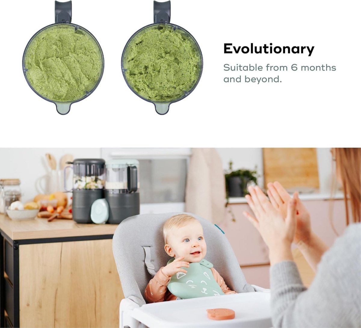 Nutribaby One 4 - in - 1 Baby Food Processor | Food Processor | Babymoov for Mamas & Papas LB - category