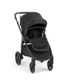 Ocarro 2 pushchair in Eclipse Black with black seat and frame, front view