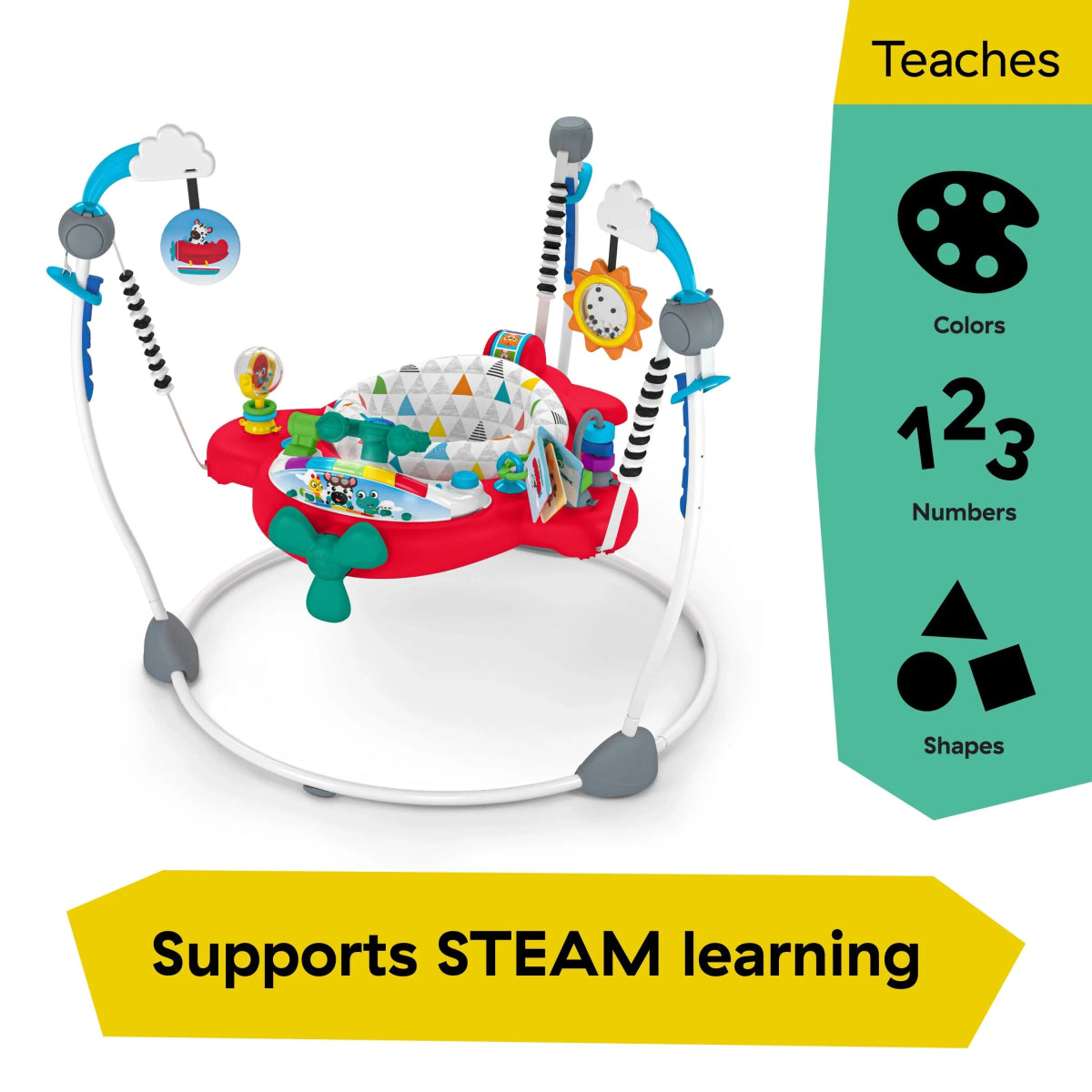 Ocean Explorers Airplane Adventure 2 - in - 1 Activity Jumper, Ages 6m+ | Jumper | Baby Einstein for Mamas & Papas LB - Activity & Sensory Toys