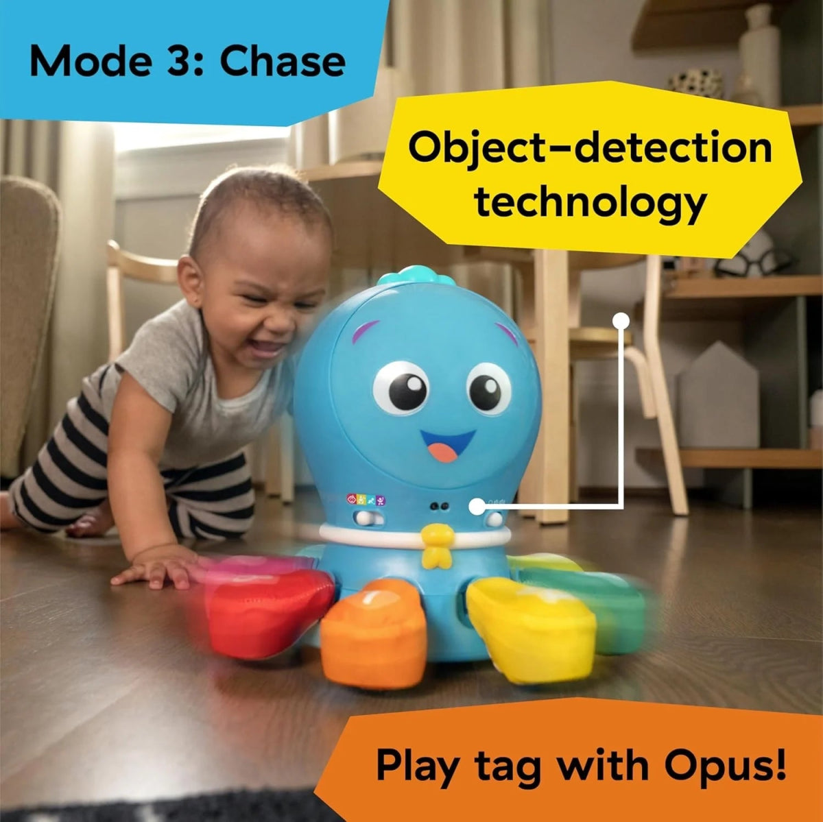 Ocean Explorers Go Opus Go 4 - in - 1 Crawling & Catch Activities Educational Toy | Learning Toy | Baby Einstein for Mamas & Papas LB - 6hr