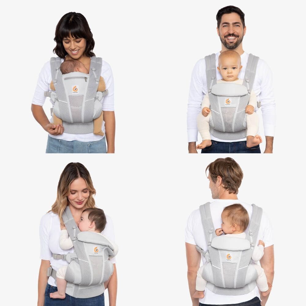 Omni Breeze Baby Carrier Onyx Black | Baby Carrier | Ergobaby for Mamas & Papas LB - Baby Gear
