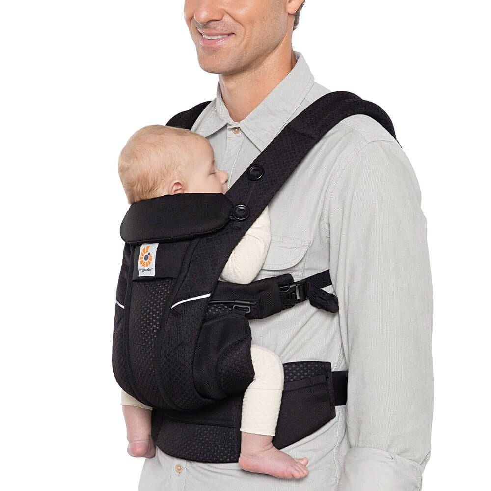Omni Breeze Baby Carrier Onyx Black | Baby Carrier | Ergobaby for Mamas & Papas LB - Baby Gear