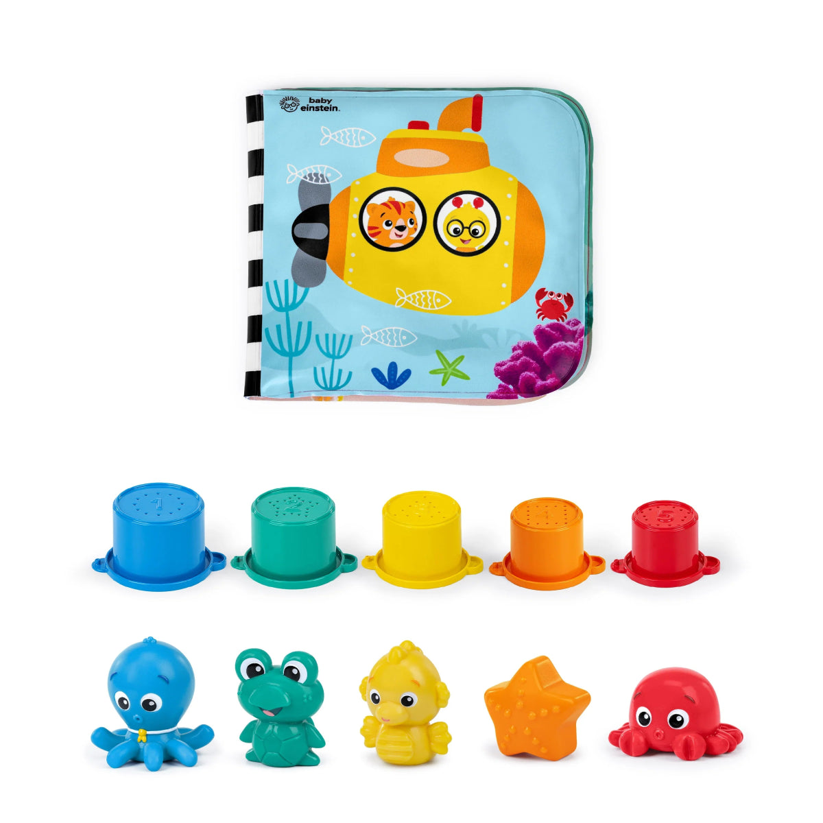 Opus Bath Pals 11 - Piece Bath Gift Set | Bath Toy | Baby Einstein for Mamas & Papas LB - 6hr