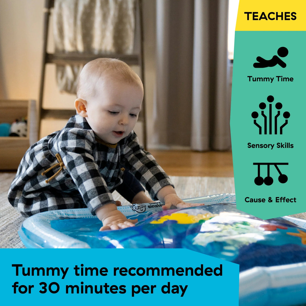 Opus's Ocean of Discovery Water Play Mat Tummy Time Sensory Toy | Water Mat | Baby Einstein for Mamas & Papas LB - Activity & Sensory Toys