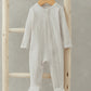 Organic Cotton Ribbed Sleepsuit - Oatmeal | Bodysuit | Mamas & Papas for Mamas & Papas LB - 6hr