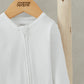 Organic Cotton Ribbed Sleepsuit - White | Bodysuit | Mamas & Papas for Mamas & Papas LB - 6hr