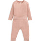 Organic Ribbed Bodysuit & Bottoms - Pink | Set | Mamas & Papas for Mamas & Papas LB - 6hr
