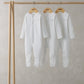 Organic Sleepsuits (3 Pack) - White | Sleepsuit | Mamas & Papas for Mamas & Papas LB - 6hr