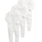 Organic Sleepsuits (3 Pack) - White | Sleepsuit | Mamas & Papas for Mamas & Papas LB - 6hr