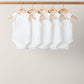 Organic Sleeveless Bodysuits (5 Pack) - White | Sleepsuit | Mamas & Papas for Mamas & Papas LB - 6hr