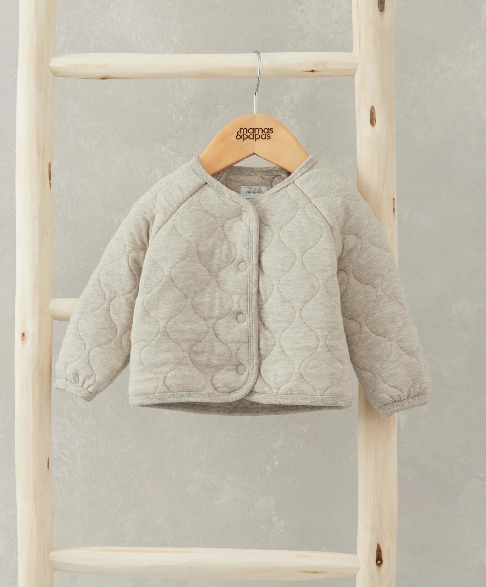 Oversized Jersey Quilted Jacket | Jacket | Mamas & Papas for Mamas & Papas LB - 6hr