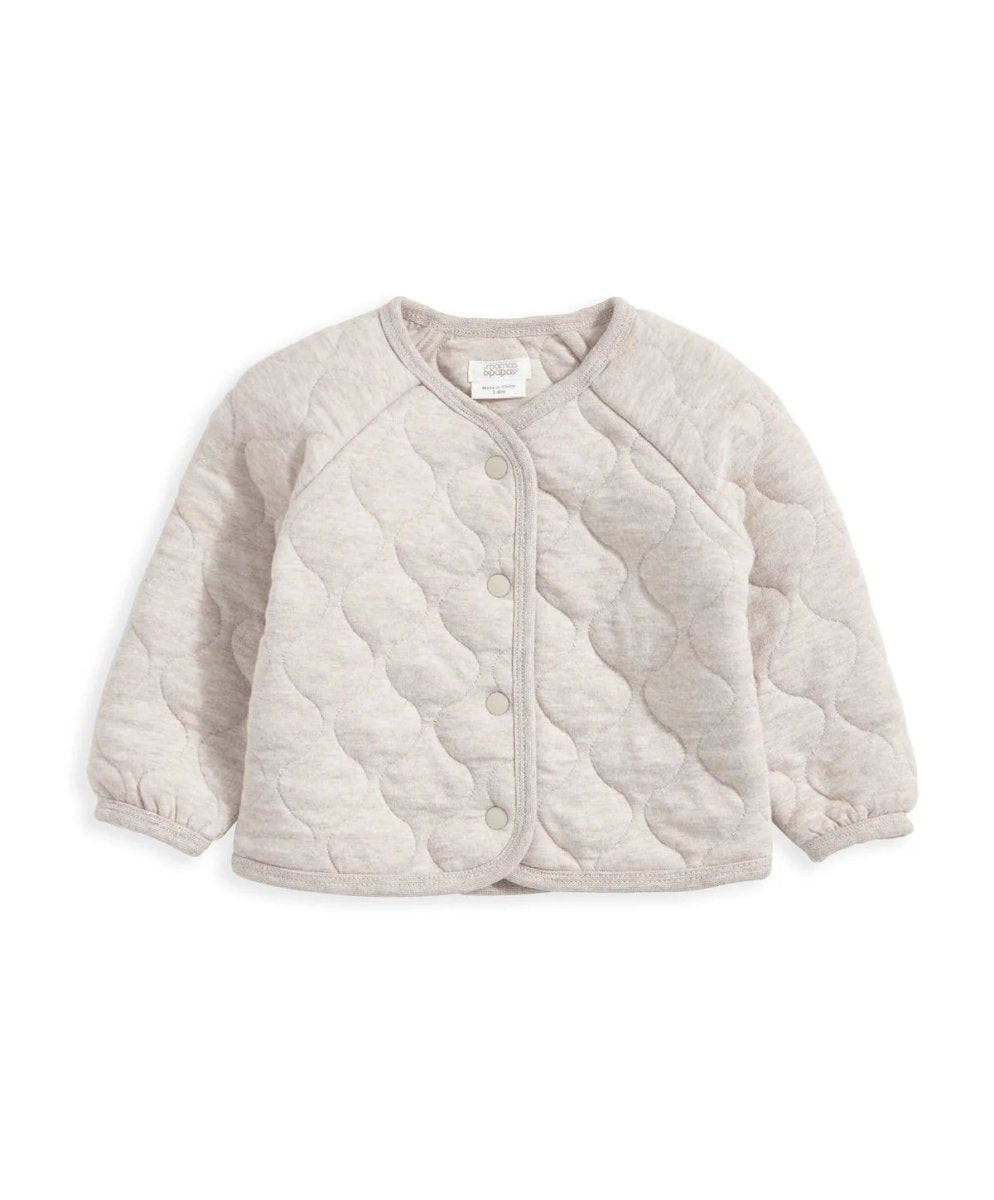 Oversized Jersey Quilted Jacket | Jacket | Mamas & Papas for Mamas & Papas LB - 6hr