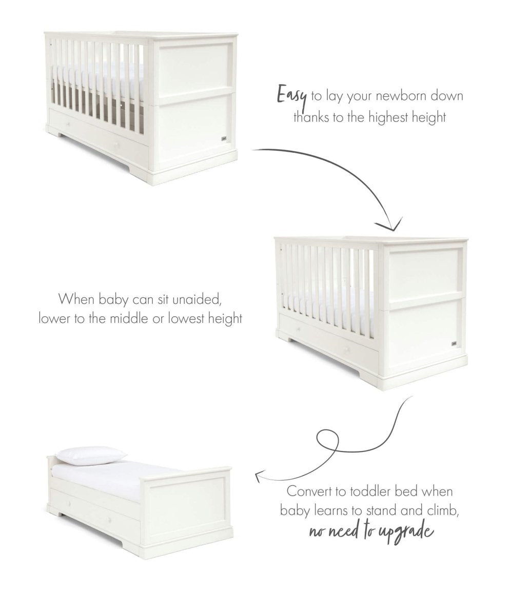 Oxford Cotbed - White | Cot | Mamas & Papas for Mamas & Papas LB - category