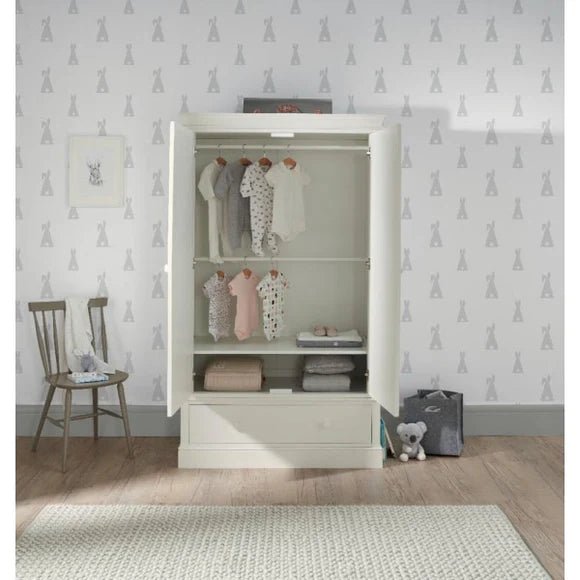 Oxford Wardrobe - White | Nursery Wardrobes | Mamas & Papas for Mamas & Papas LB - colorneed