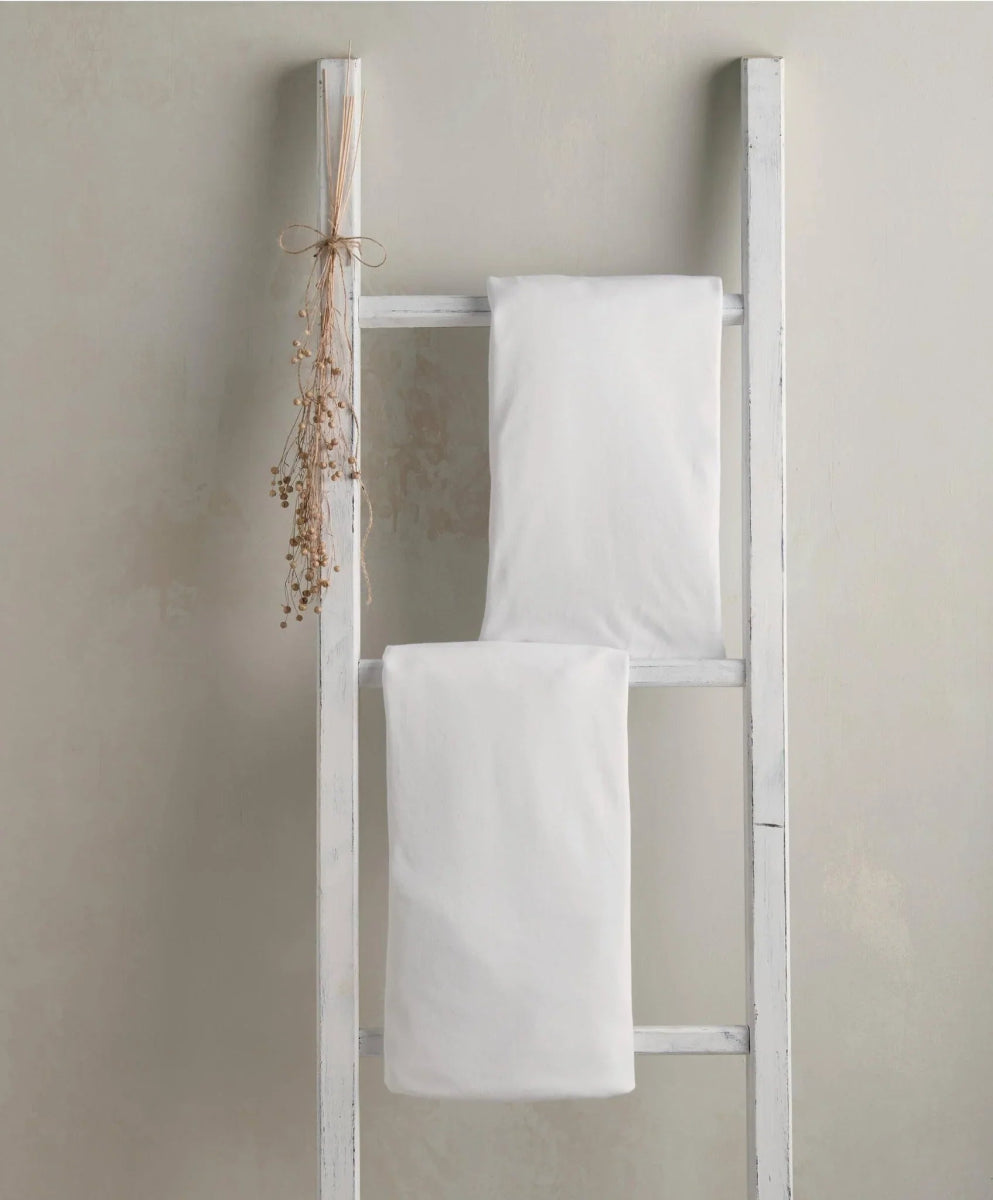Pack of 2 Lua Bedside Crib Sheets - White | Fitted Sheet | Mamas & Papas for Mamas & Papas LB - Furniture & Nursery