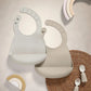 Pack of 2 Silicone Bibs With Print | Bib | Mamas & Papas for Mamas & Papas LB - Bibs & Muslins