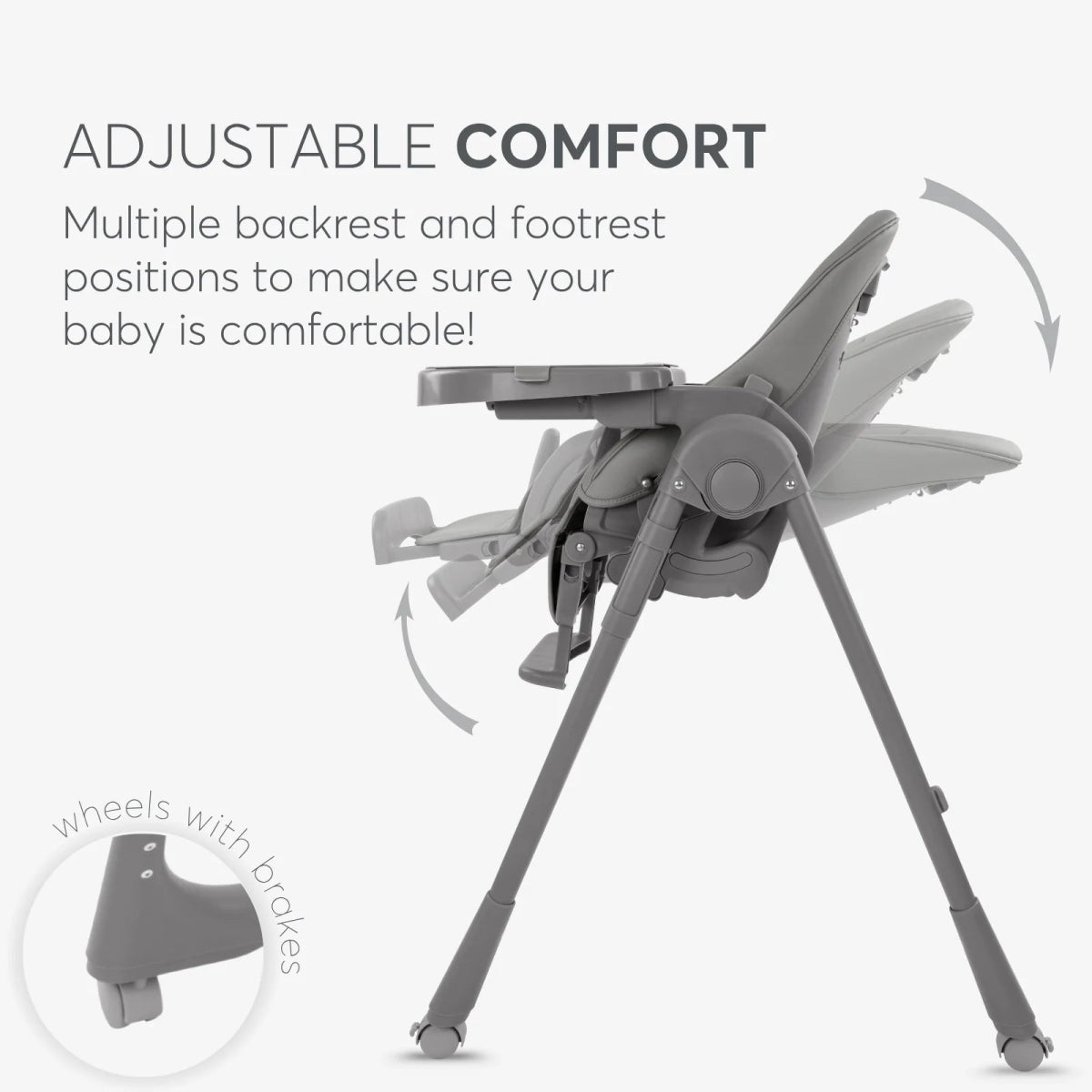 Pastello 2 Highchair | High Chair | Kikkaboo for Mamas & Papas LB - Feeding & Weaning