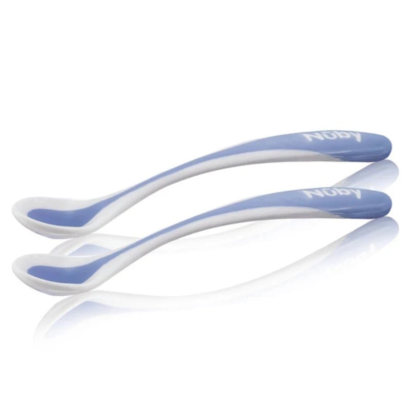 Patented Hot Safe Spoon 3m+ Pack of 2 | Spoon | Nuby for Mamas & Papas LB - 6hr