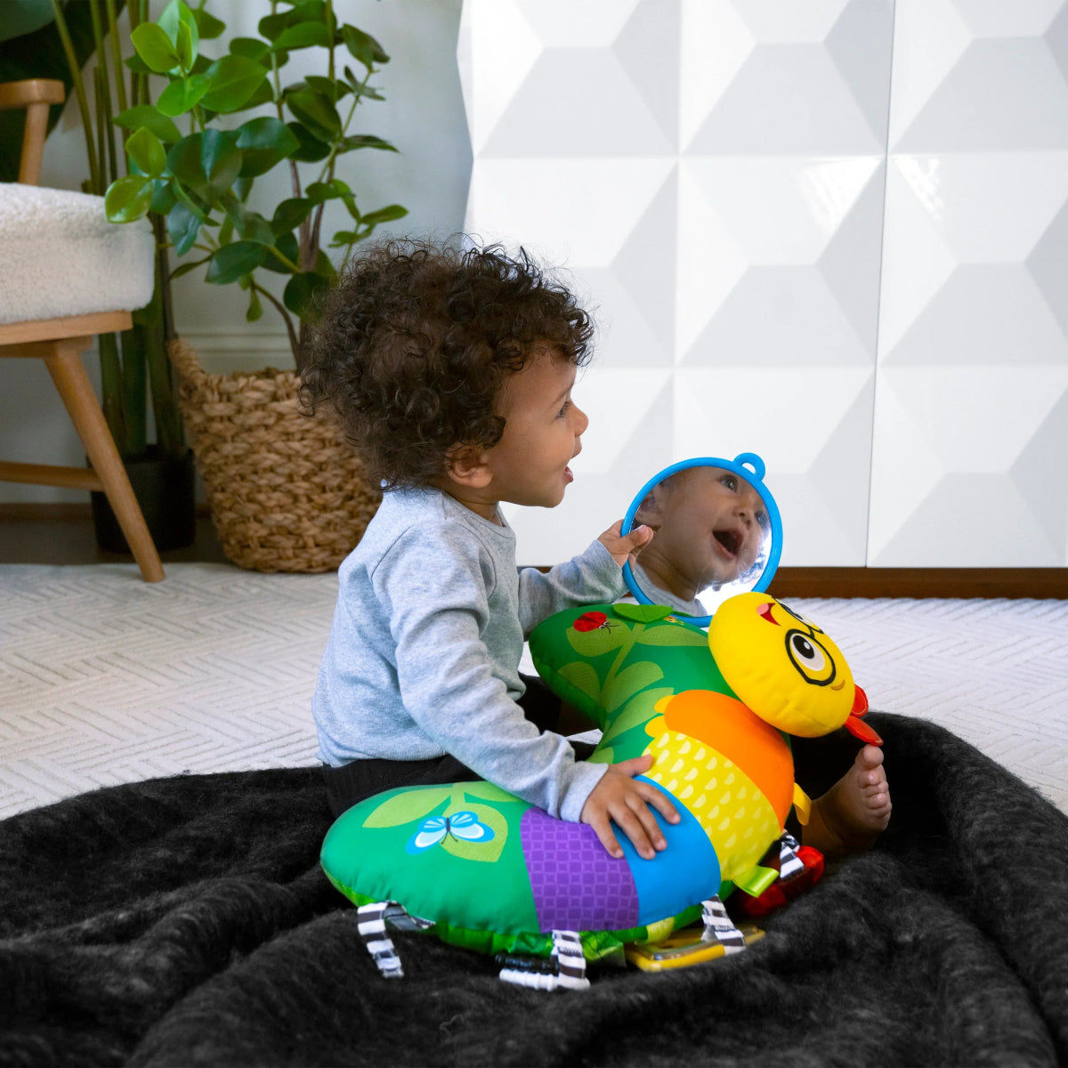 Pillow Tummy Time Activity Pillow, Multisensory, Ages 0+ | Tummy Time Mat | Baby Einstein for Mamas & Papas LB - 6hr