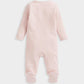 Pink Ribbed Zip Sleepsuit | Sleepsuit | Mamas & Papas for Mamas & Papas LB - 6hr