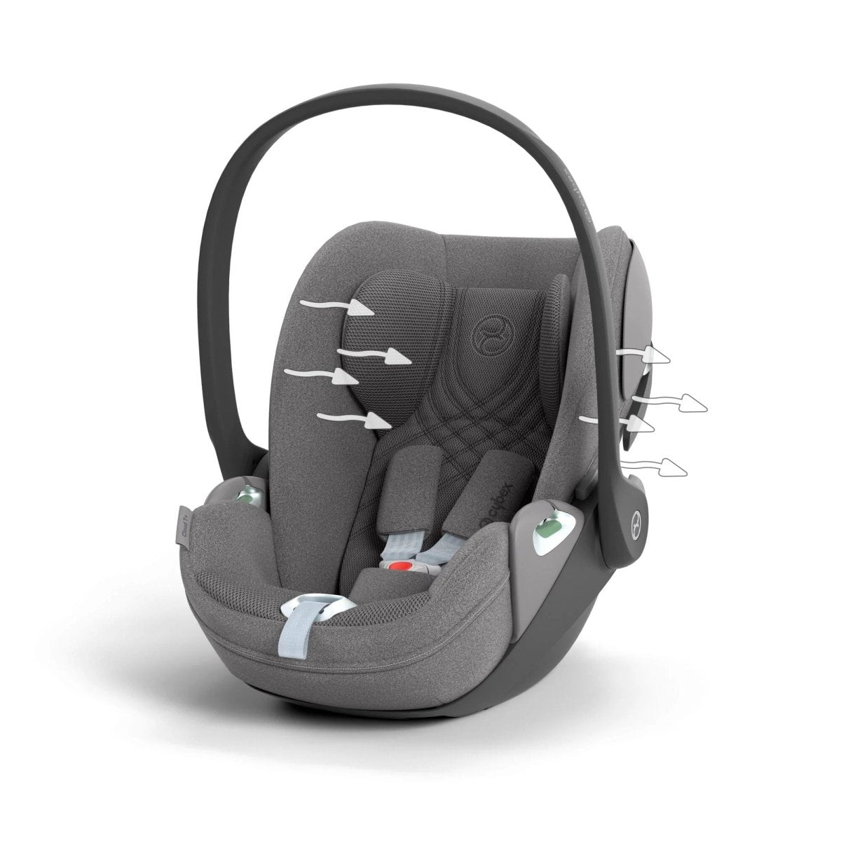 チャイルドシート Cybex BASE T i-Size + Base T cloud CYBEX CLOUD T I-Size Car Seat - Mirage Grey – Bambinista