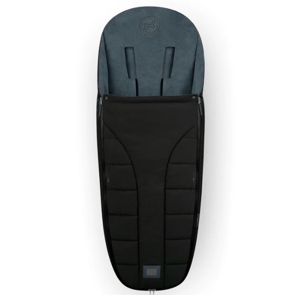 Platinum Footmuff - Deep Black | Foot Muff | Cybex for Mamas & Papas LB - baby gear