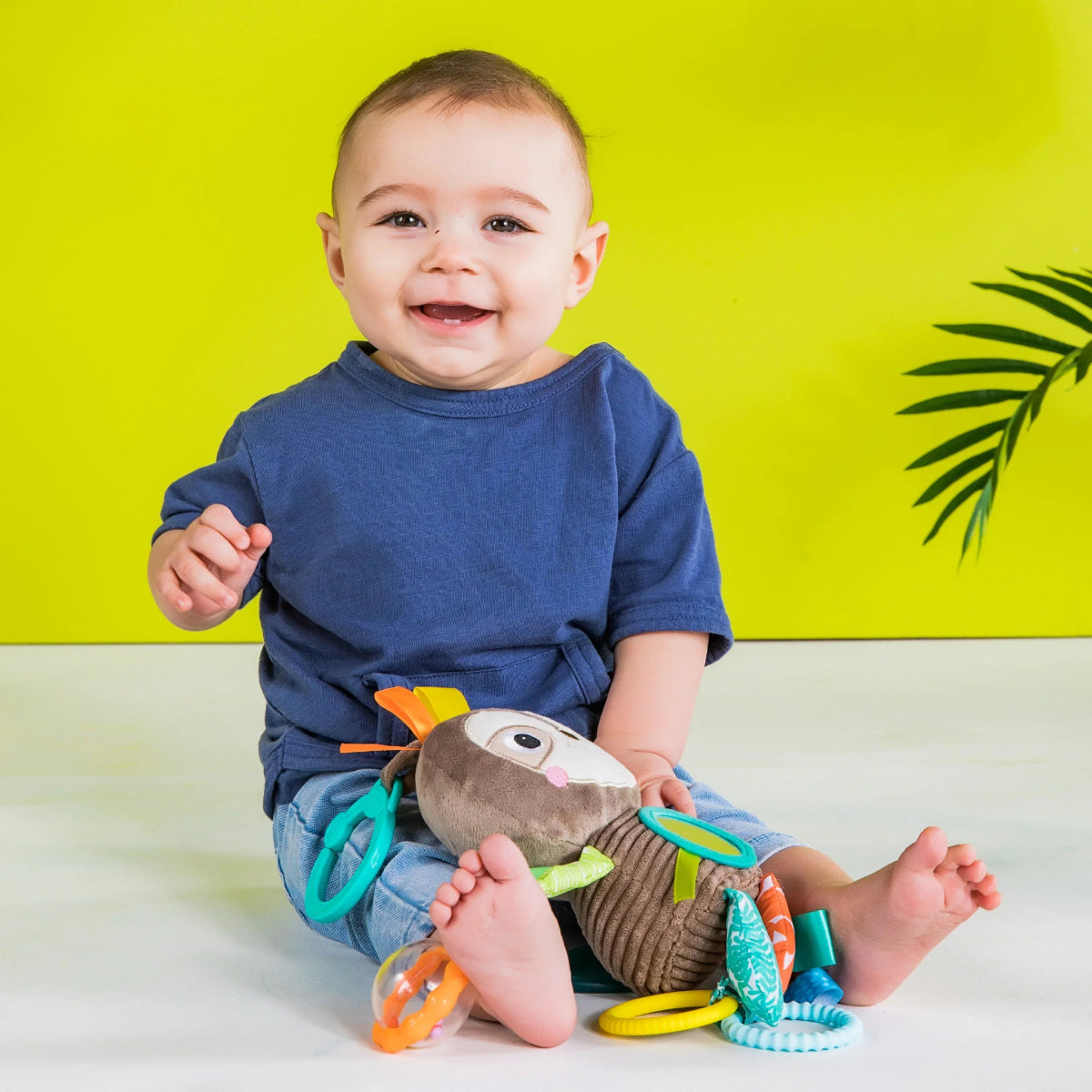 Playful Pals Take - Along Activity Toy, Sloth | Crib Toy | Bright Starts for Mamas & Papas LB - 6hr