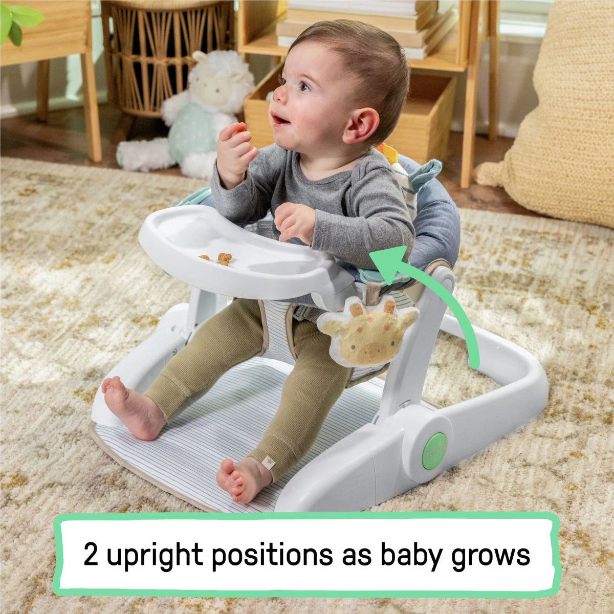 Prop Spot Learn - to - Sit Floor Seat - Casi | Booster Seat | Ingenuity for Mamas & Papas LB - Boosters
