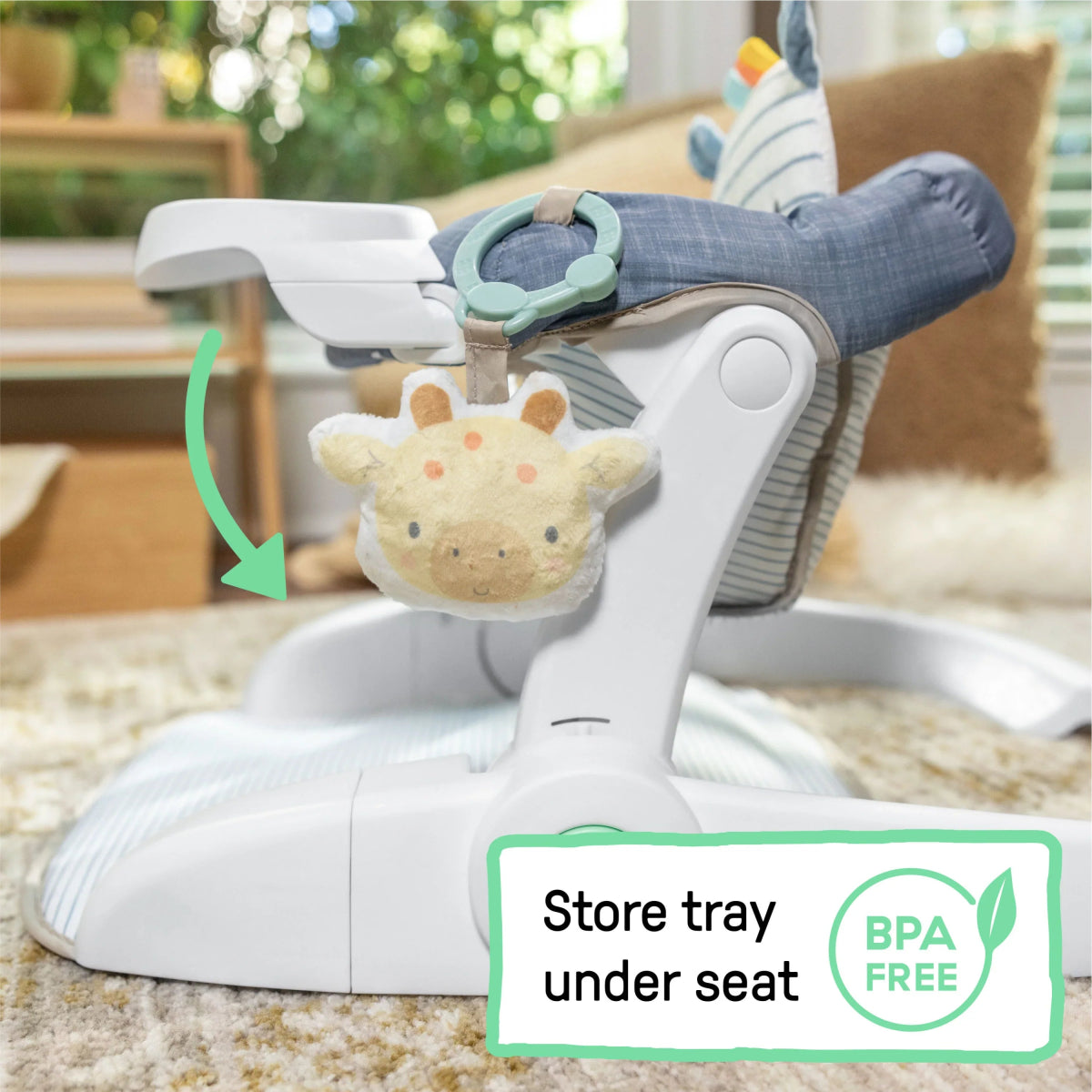 Prop Spot Learn - to - Sit Floor Seat - Casi | Sit & Play | Ingenuity for Mamas & Papas LB - Activity & Sensory Toys