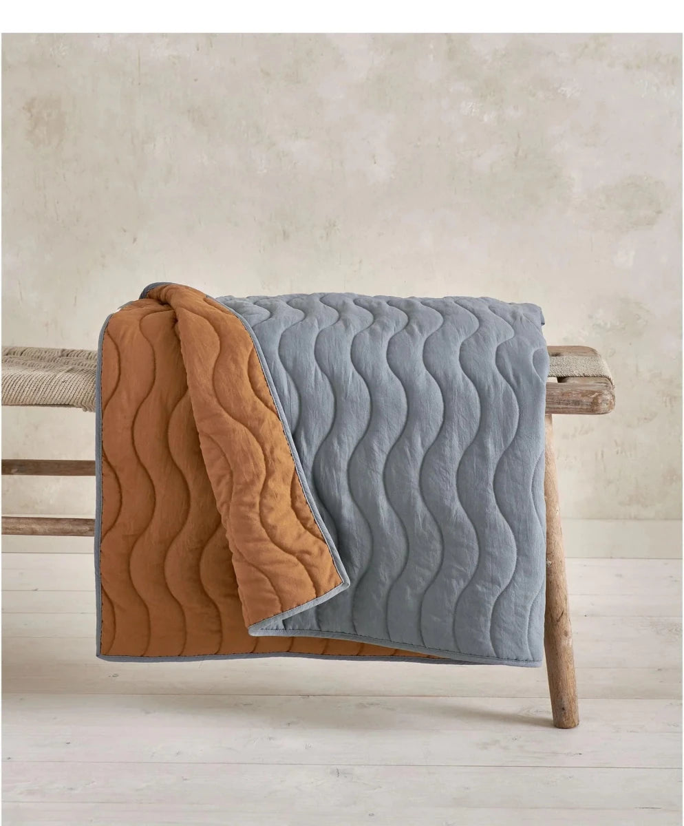 Quilt (3 Tog) - Blue Mustard Wave | Quilt | Mamas & Papas for Mamas & Papas LB - Baby Quilts & Blankets